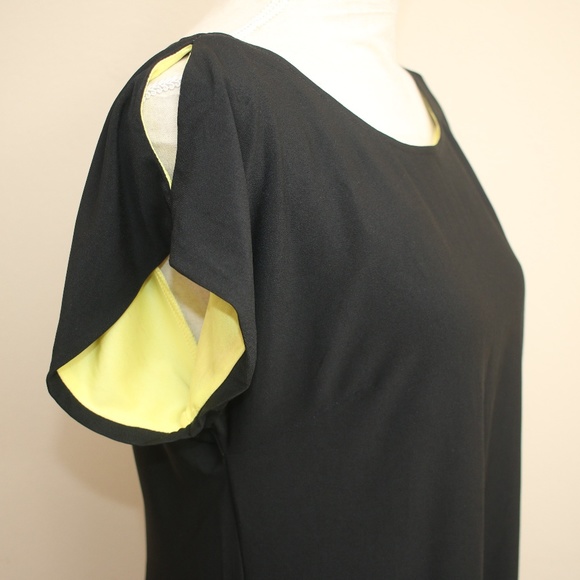 NEW Robbie Bee Butterfly Cut-Out Sleeve Dress M - Picture 4 of 8